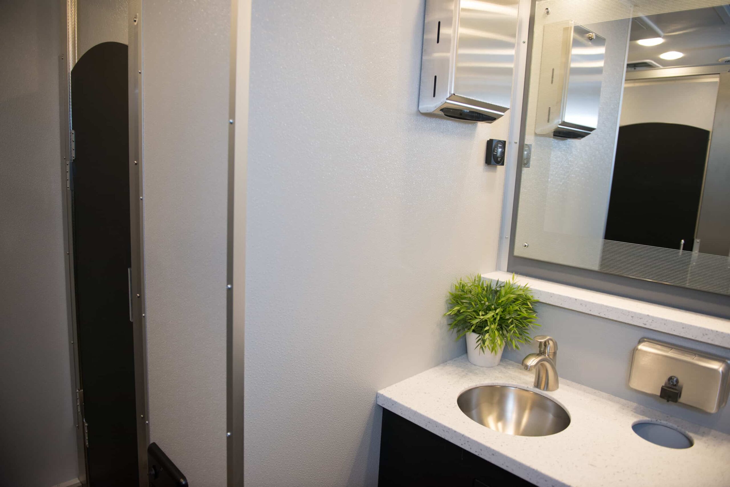 18-Foot Event Restroom Trailer interior